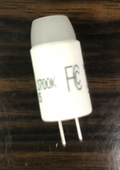 2W G4 LED Bi-Pin 12V Ceramic+ Plastic ( (15w Halogen Replacement)